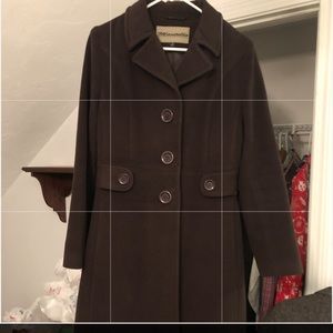 Women’s dress coat.  Montella, Chocolate Brown